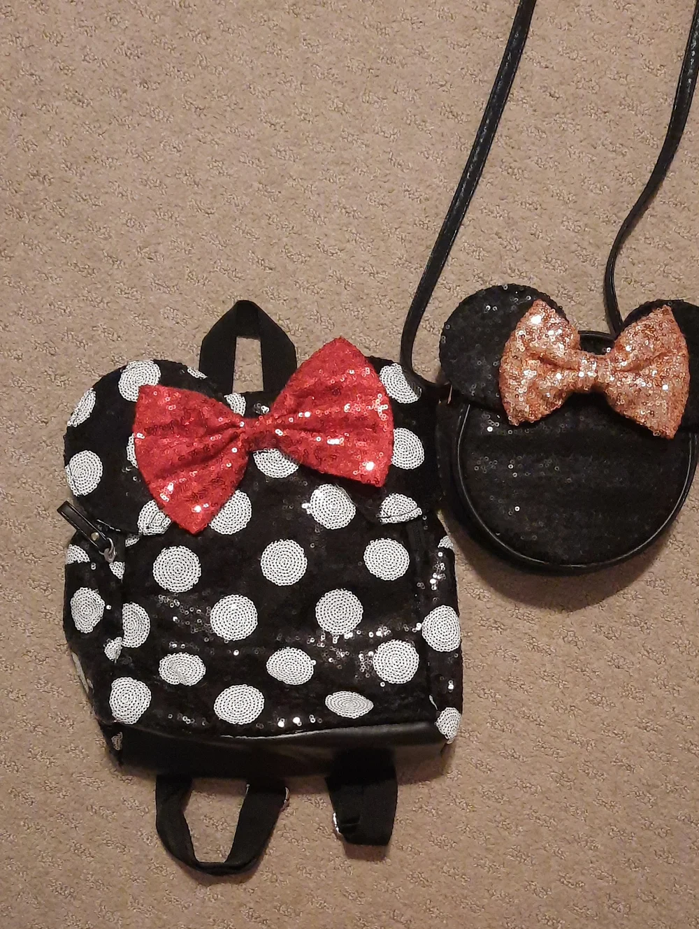 Set Of 2 Sequence Minnie Bags